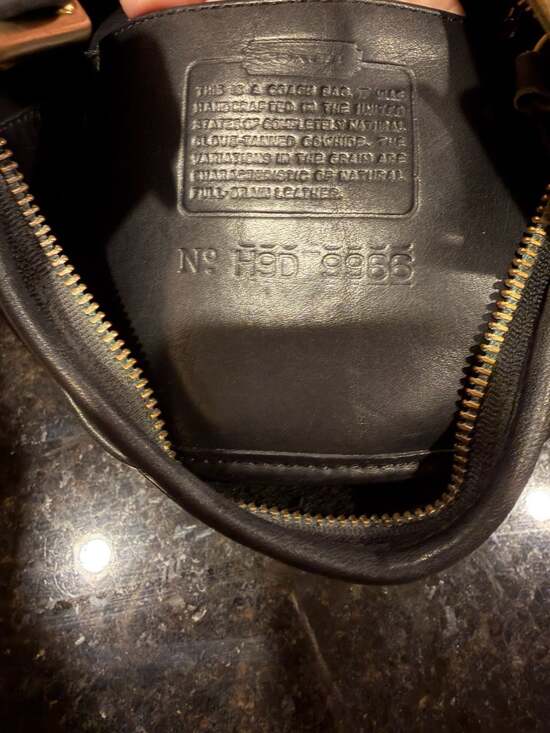 Rare Vintage Coach Legacy Leather Shoulder Bag 9966 - Picture 7 of 7